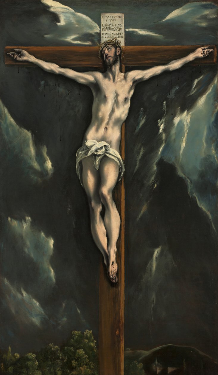 Kristus på korset, ca. 1600-10 (olje på lerret) av El Greco