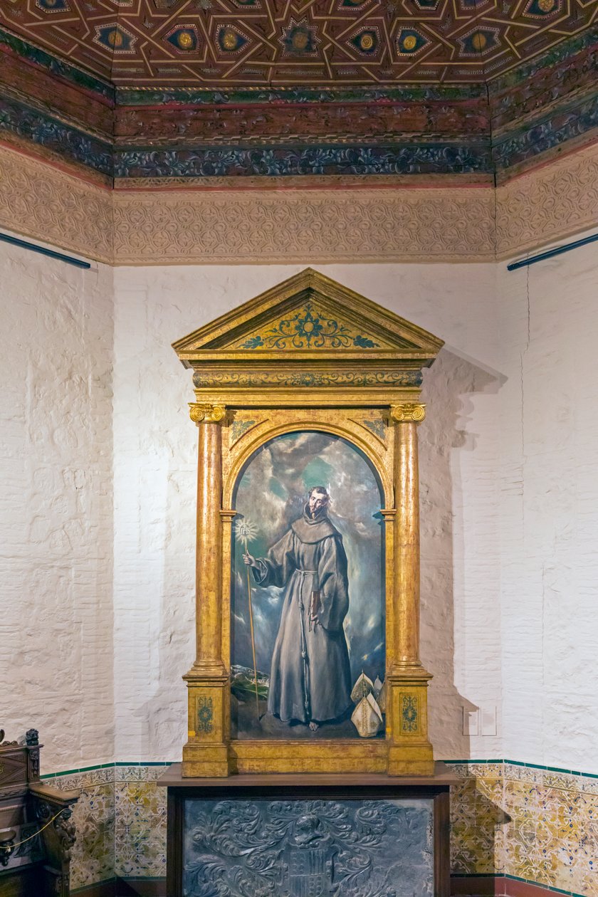 St. Bernardine av Siena av El Greco