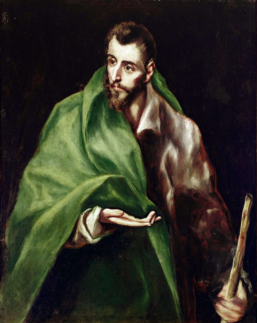 Apoteren Saint James Maggiore. Maleri av Domenikos Theotokopoulos dit El Greco (1540-1614) av El Greco