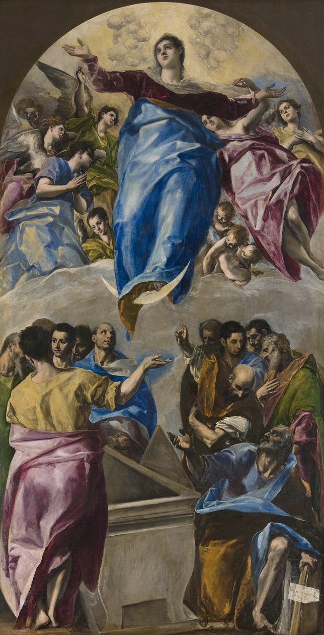 Jomfruens antagelse av El Greco