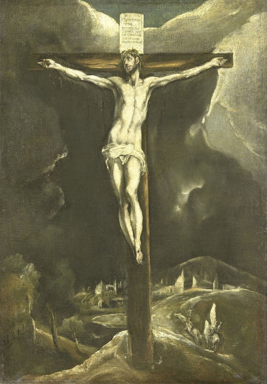 Kristus på korset av El Greco (workshop of)