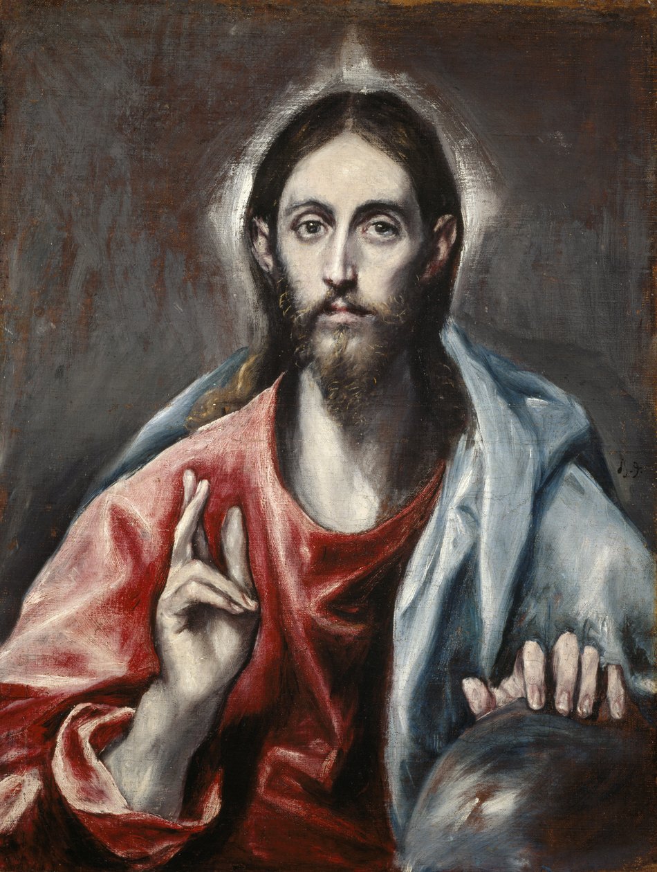 Kristus velsigner («Verdens frelser») av El Greco