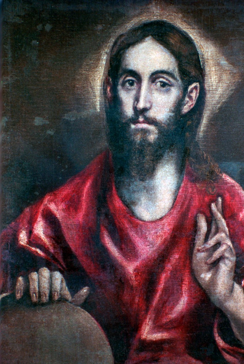 Kristus velsigner verdens frelser, 1600-tallet av El Greco