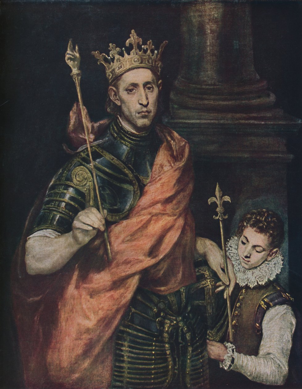 Saint Louis, Saint Louis, ca 1585 - 1590, 1938 av El Greco