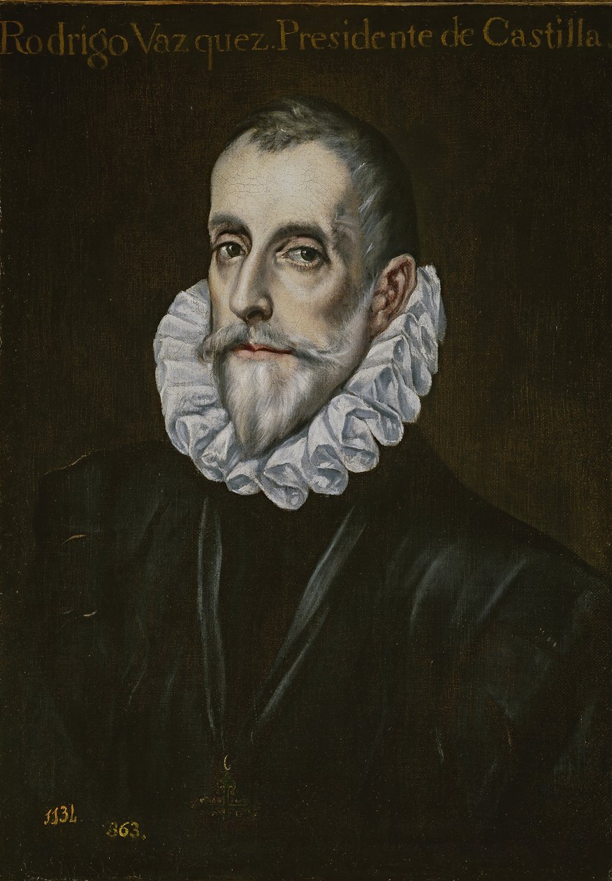 Portrett av Rodrigo Vázquez de Arce, første tredjedel av 1600-tallet. av El Greco