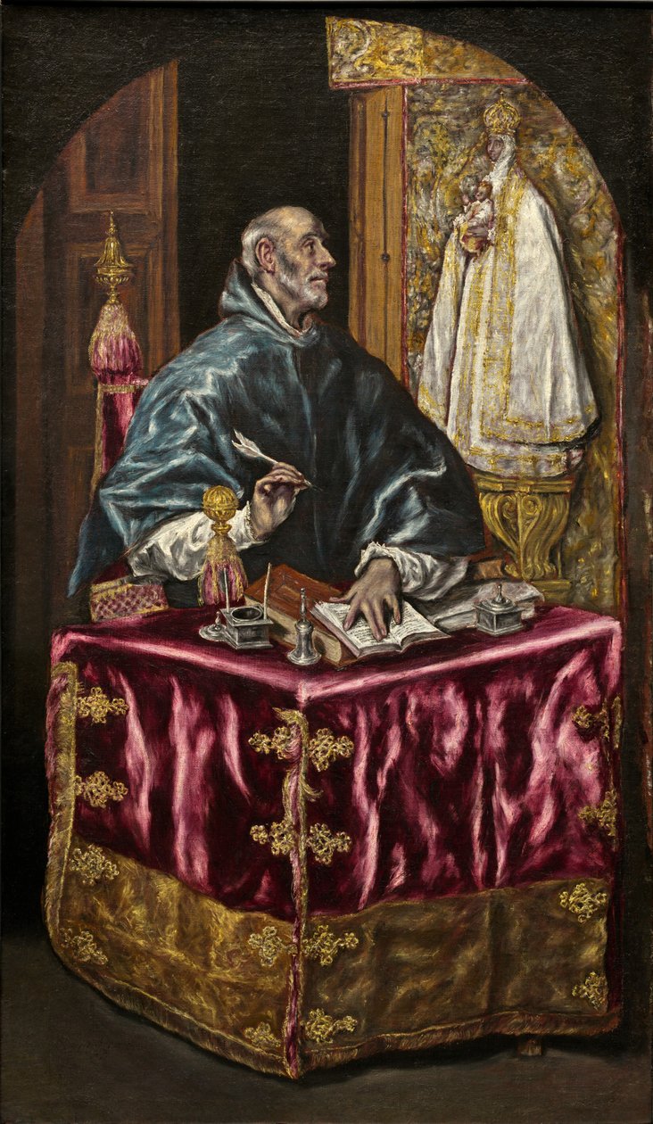 Saint Ildefonso av El Greco