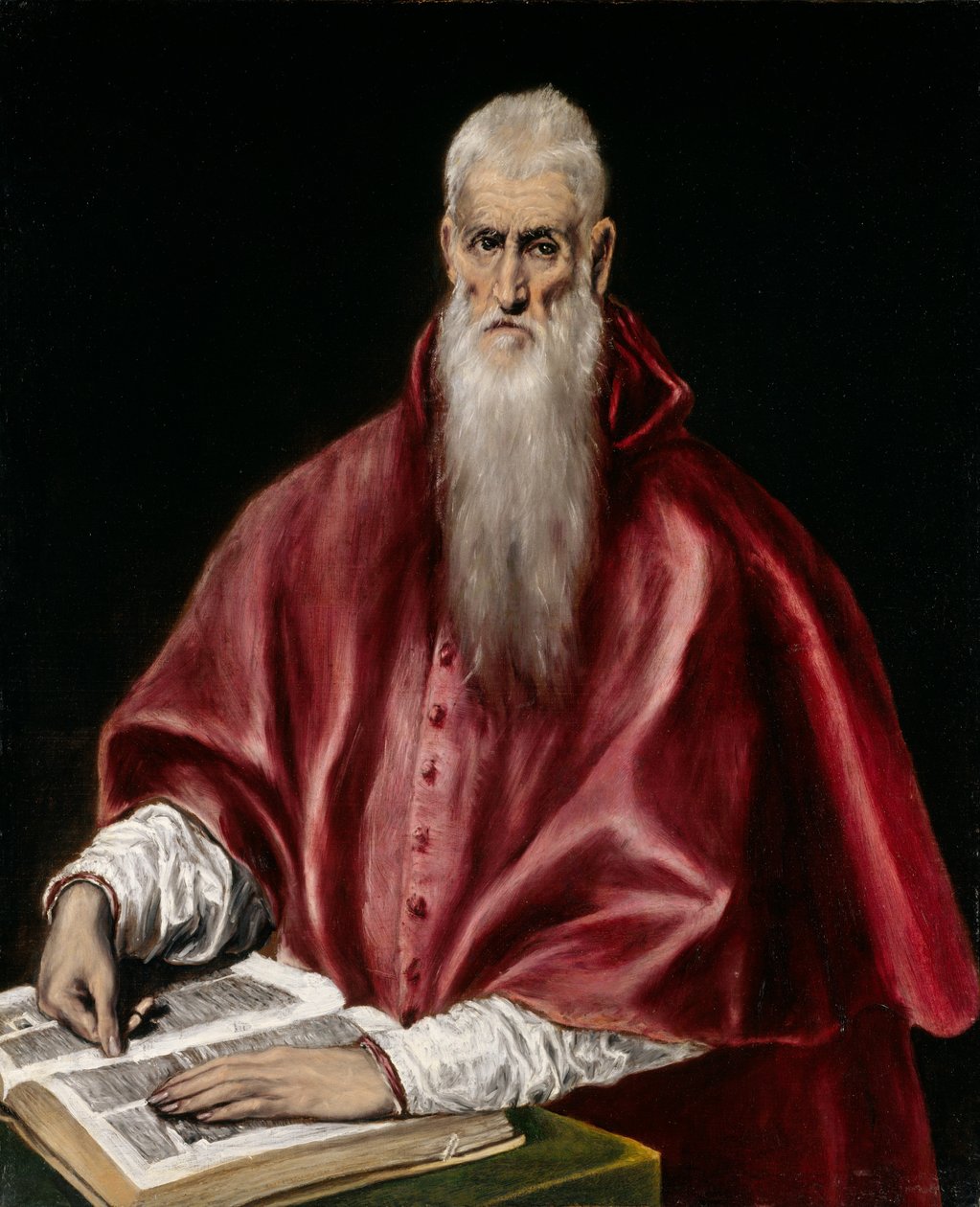 Saint Hieronymus som lærd, ca. 1610. av El Greco