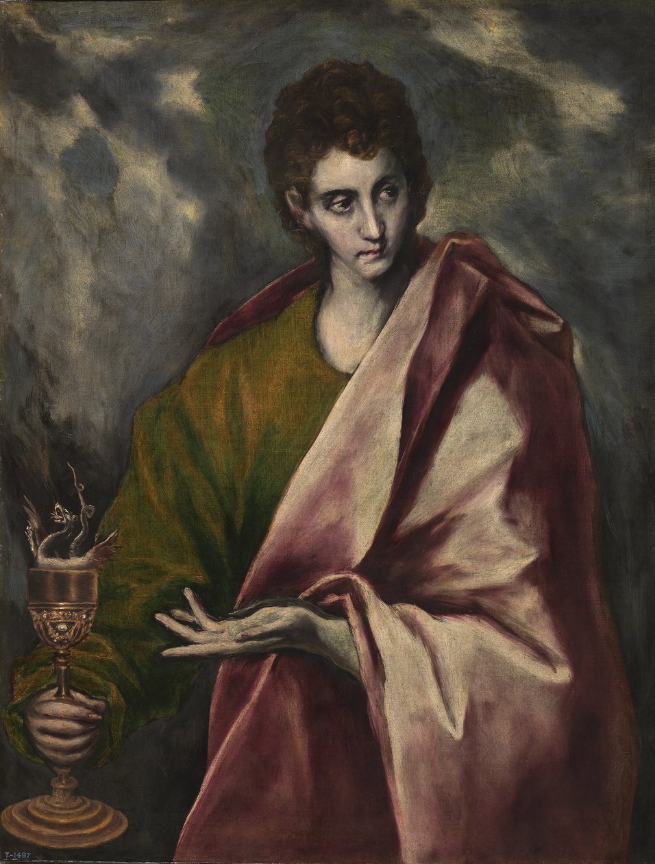 Evangelisten Johannes, ca. 1605 av El Greco