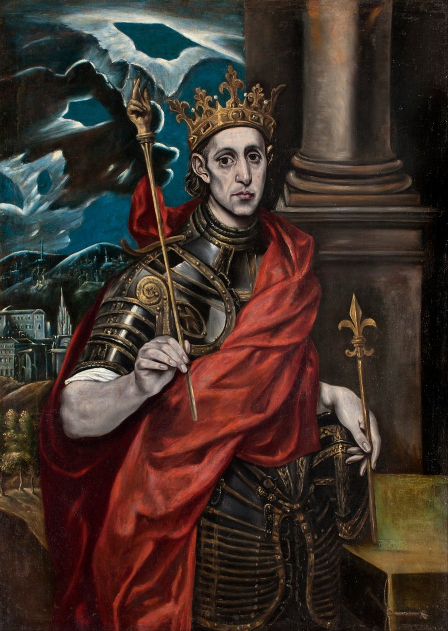 Saint Louis IX av Frankrike av El Greco