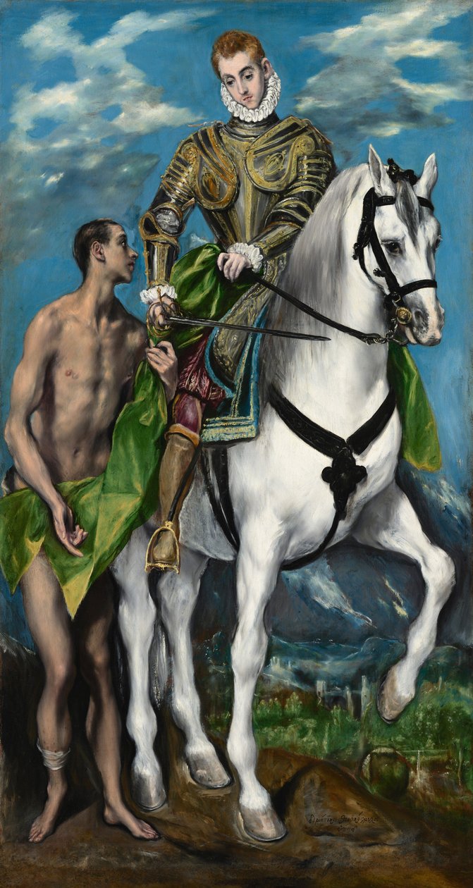 Sankt Martin og tiggeren av El Greco