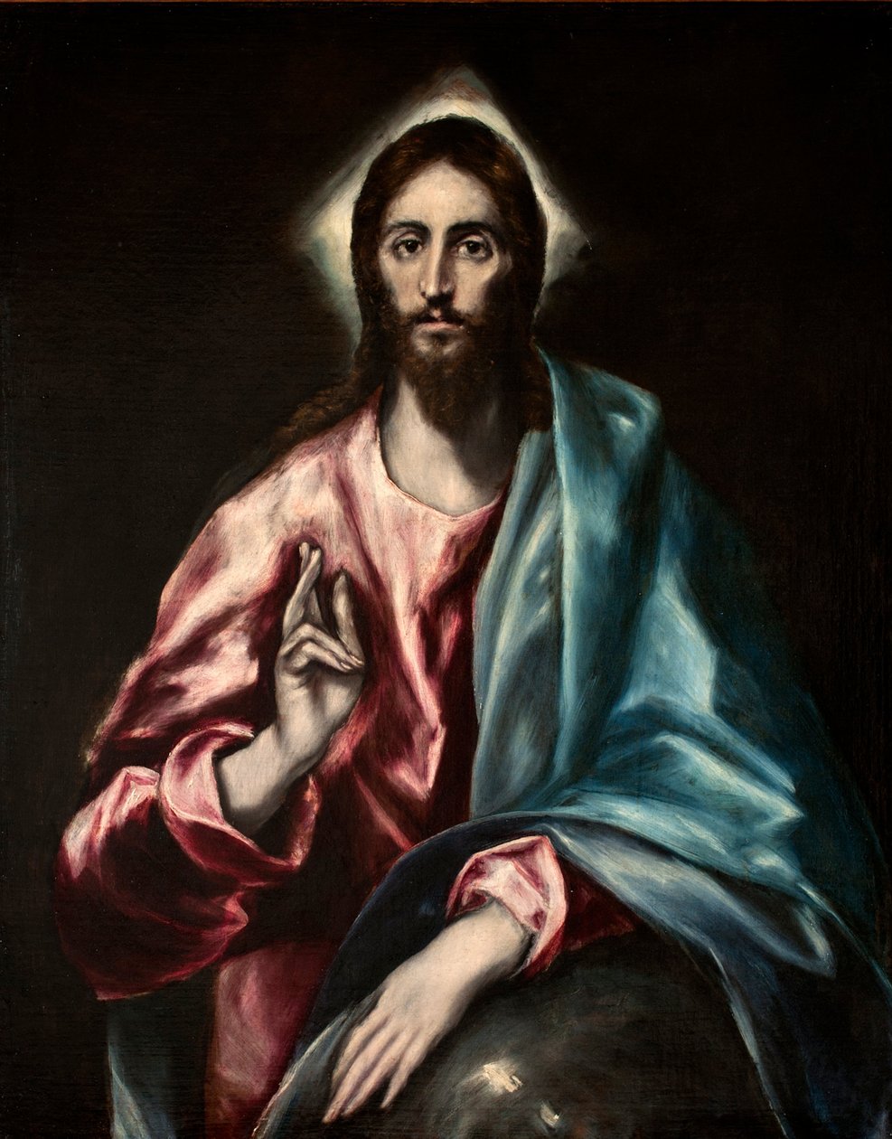 Salvator Mundi El Salvador av El Greco