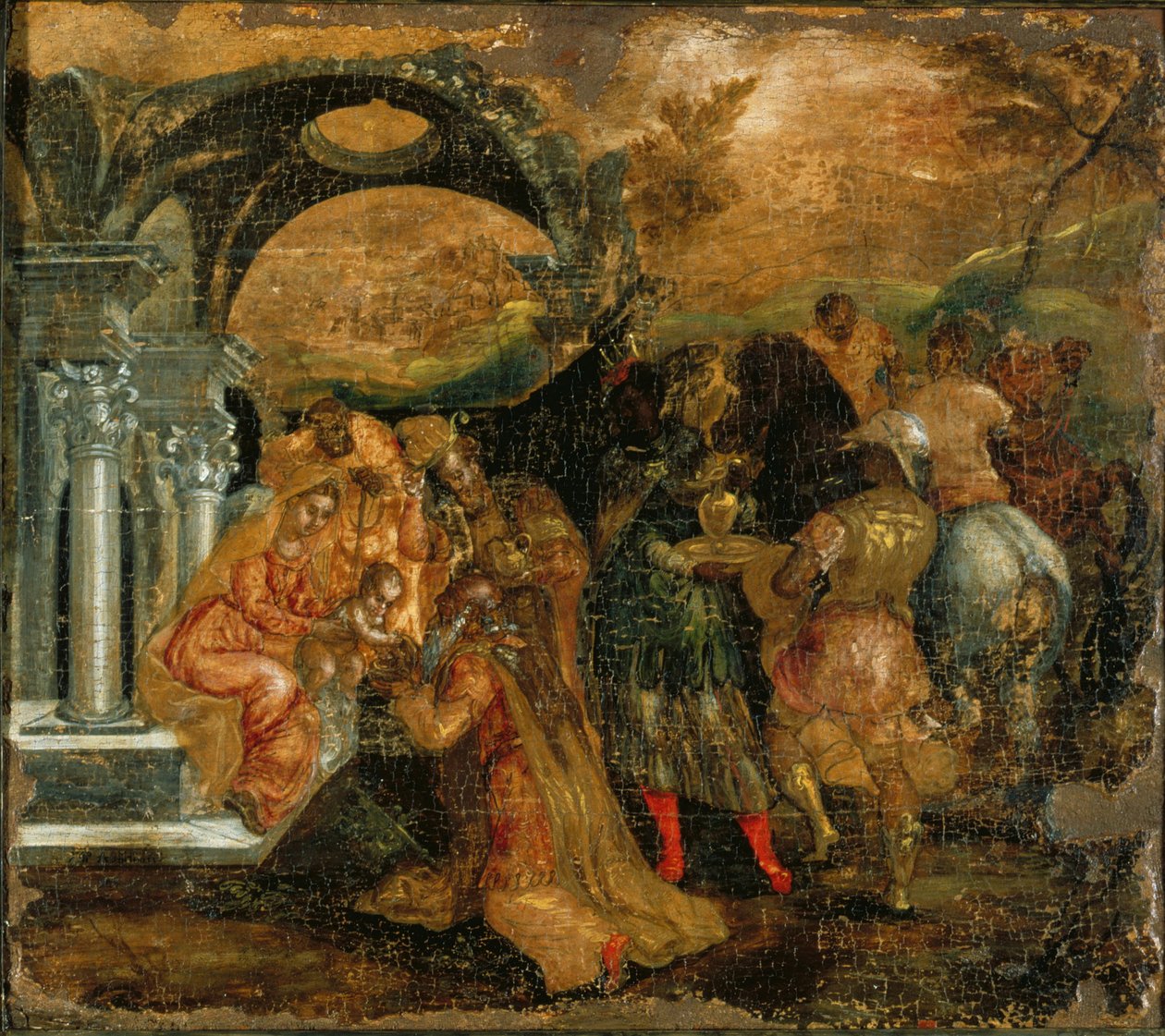 The Adoration of the Magi, 1565-1567 av El Greco