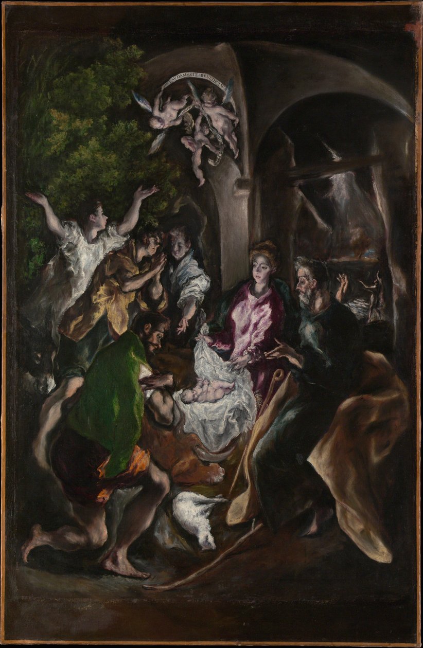 Hyrdenes tilbedelse, ca. 1605-10 av El Greco