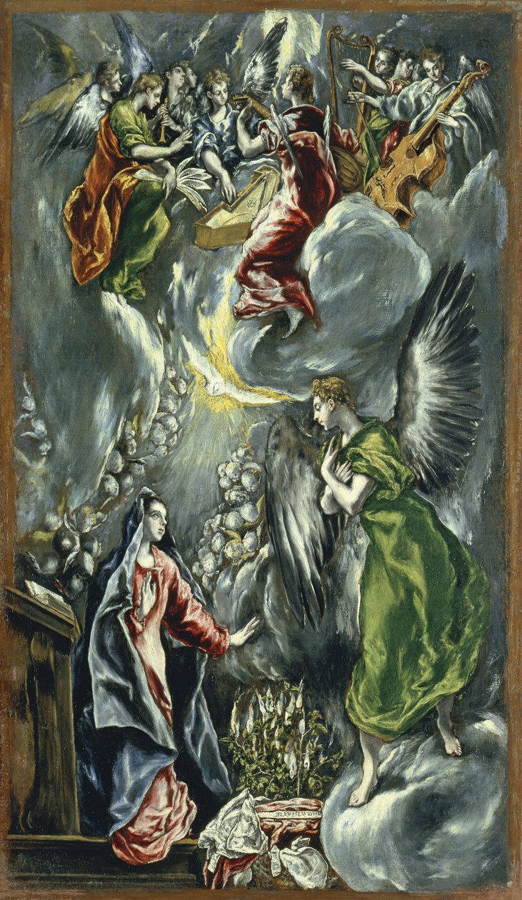 Bebudelsen, ca 1596-1600 av El Greco