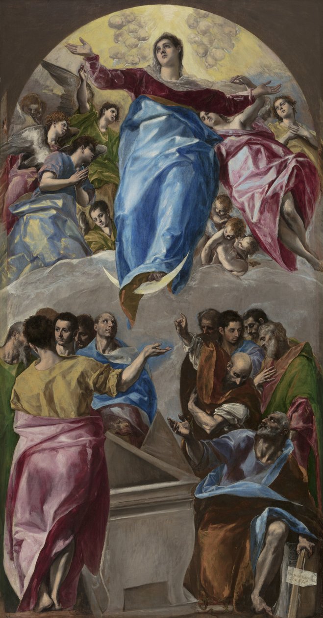 Jomfru Marias himmelfart av El Greco