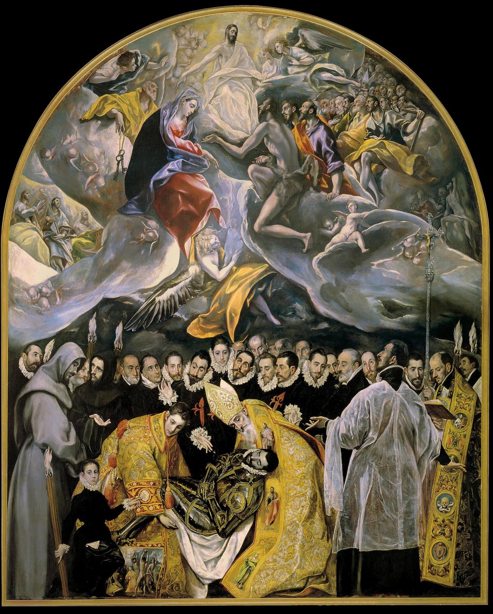 Begravelsen av greven av Orgaz av El Greco