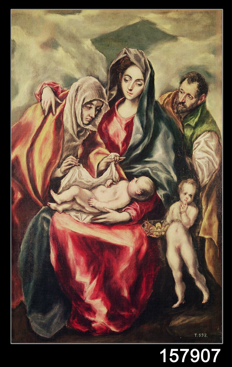 Den hellige familie av El Greco