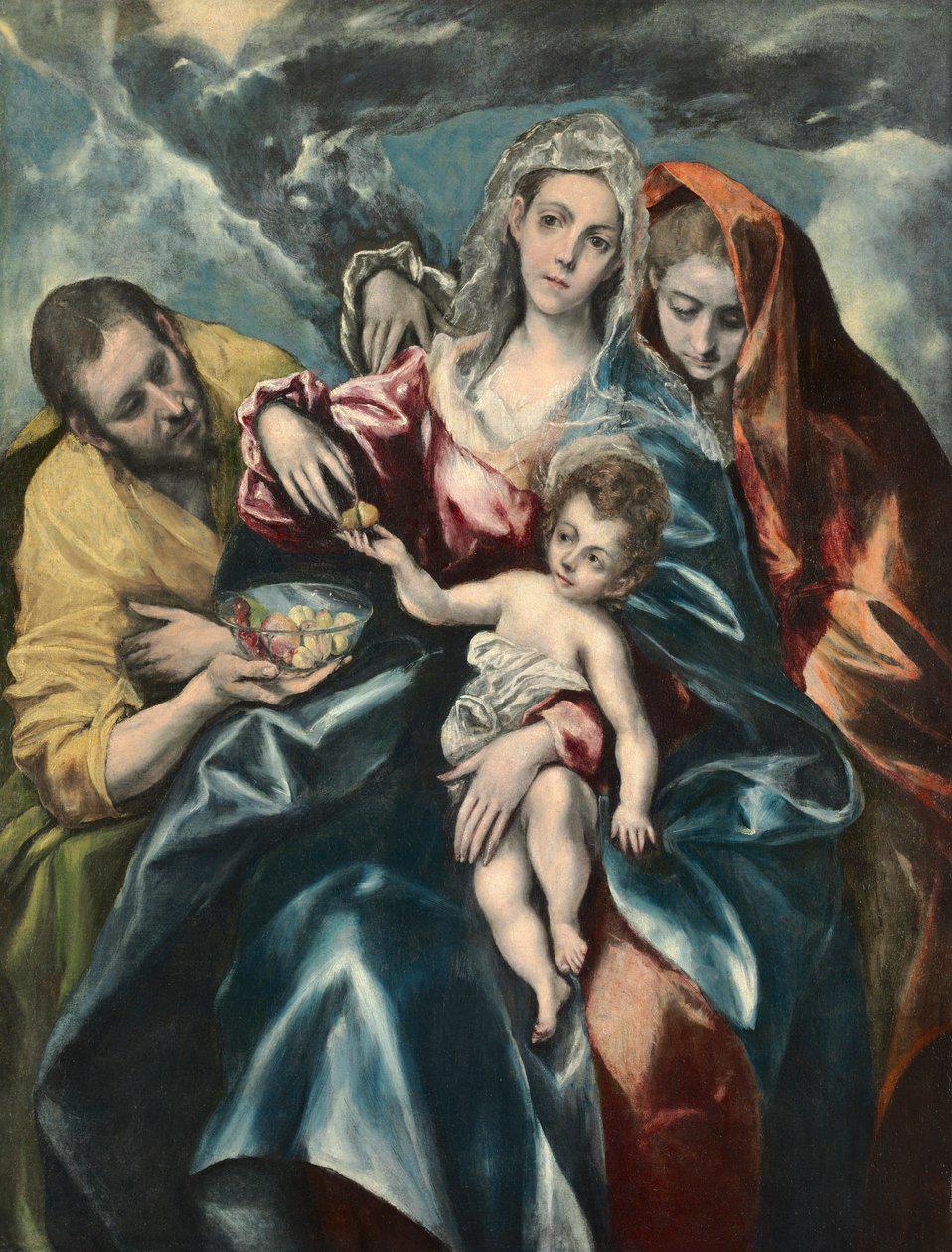 Den hellige familie med Maria Magdalena, ca. 1590-1595. av El Greco