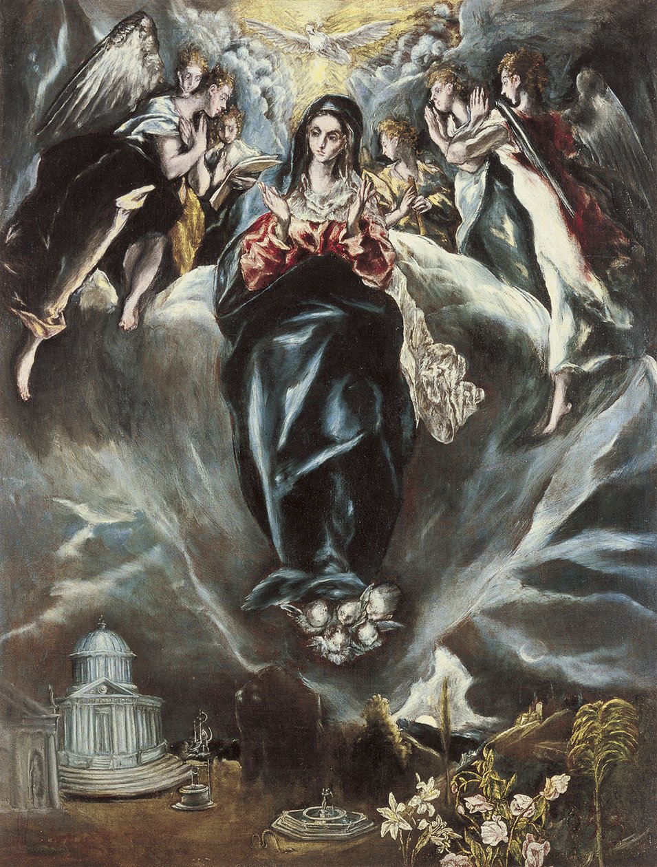 Den ulastelige unnfangelsen, ca. 1608-1614 av El Greco