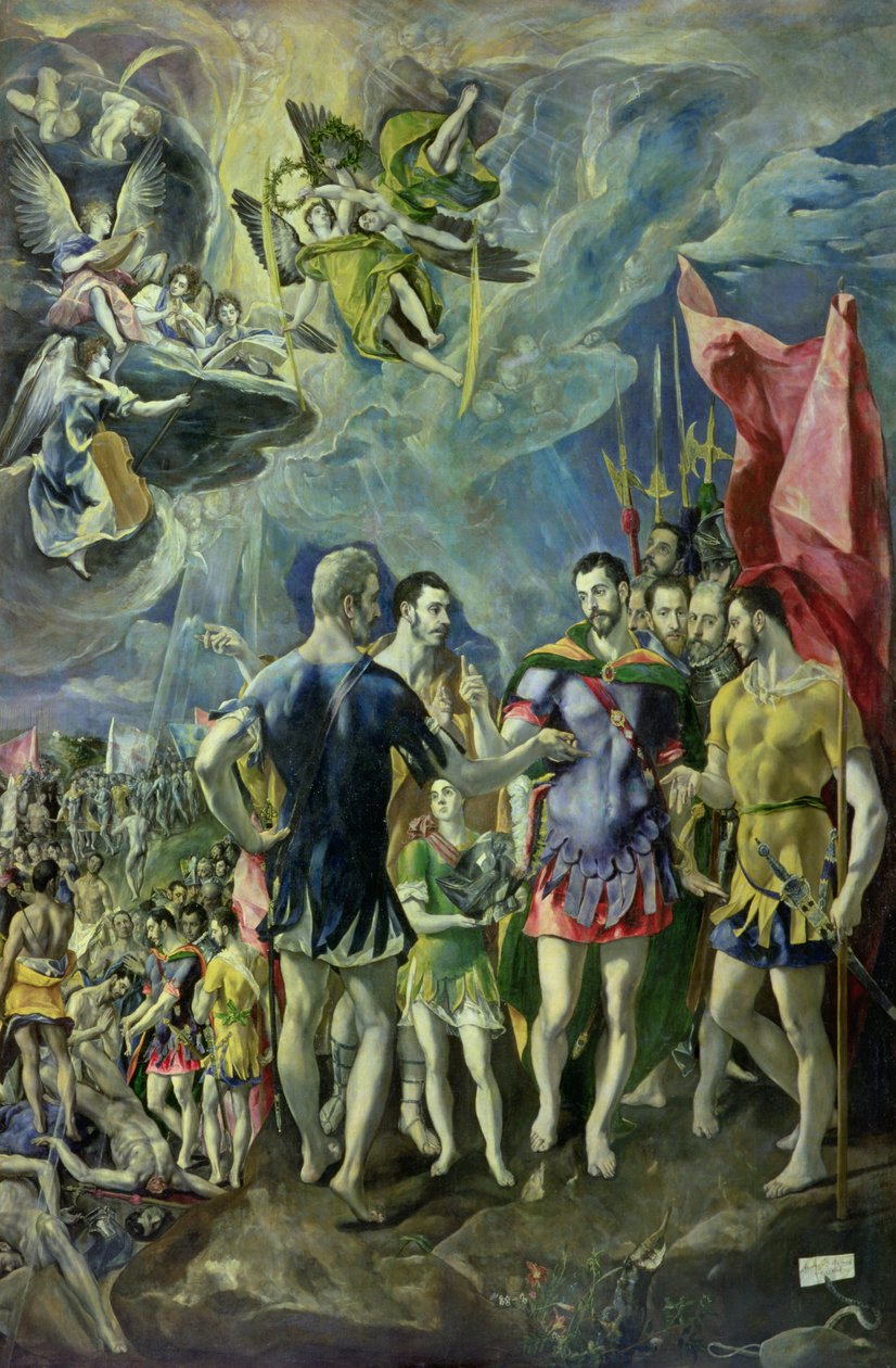 The Martyrdom of St. Maurice, 1580-83 (for detaljer se 62092) av El Greco