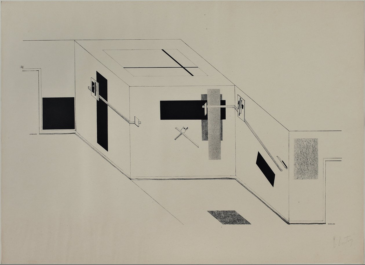Kestnermappe Proun, Rob. Levnis og Chapman GmbH Hannover -6 av Eliezer Markowich Lissitzky