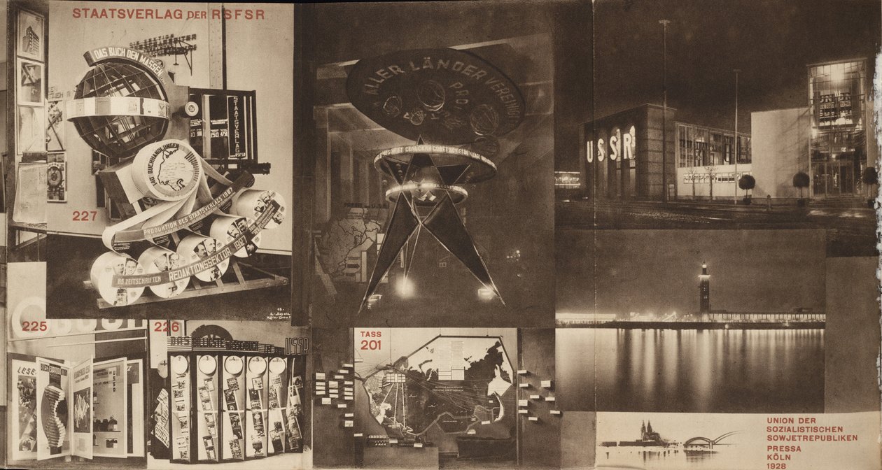 USSR. Katalog over den sovjetiske paviljongen på den internasjonale presseutstillingen, Köln, 1928 av Eliezer Markowich Lissitzky