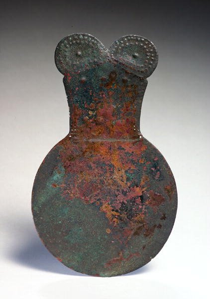 Speil, fra Marlik, nordvest i Iran, ca. 1400 f.Kr. (bronse) av Elamite