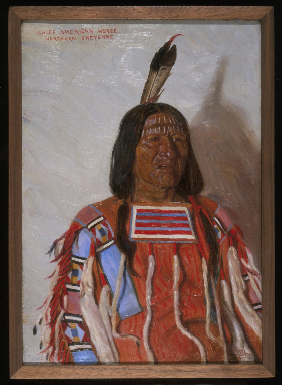 Chief American Horse av Elbridge Ayer Burbank