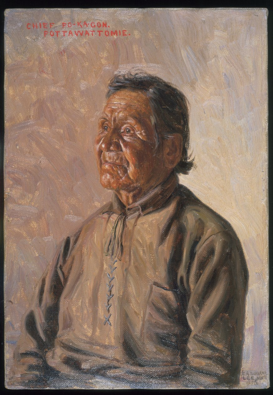 Sjef Po-Ka-Gon av Elbridge Ayer Burbank