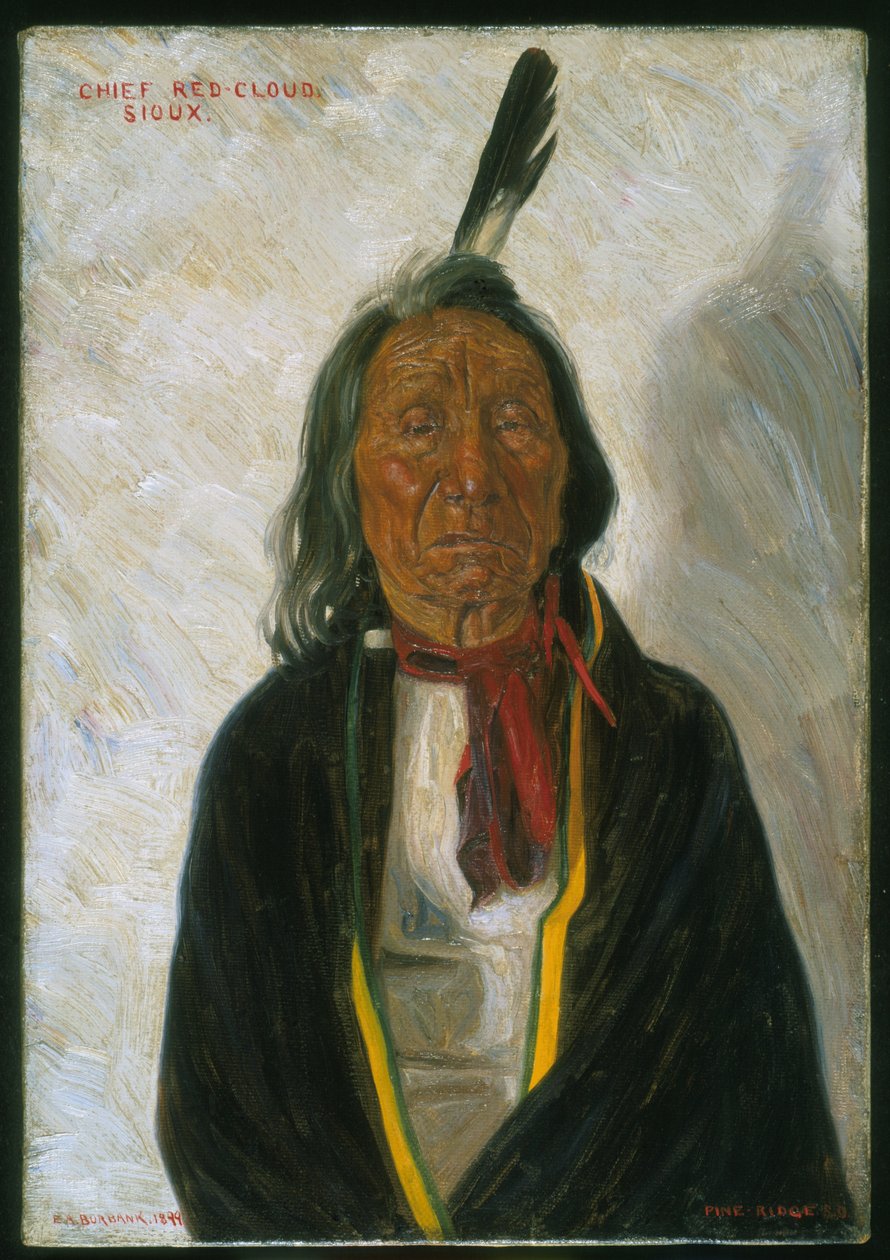 Sjef Red Cloud av Elbridge Ayer Burbank