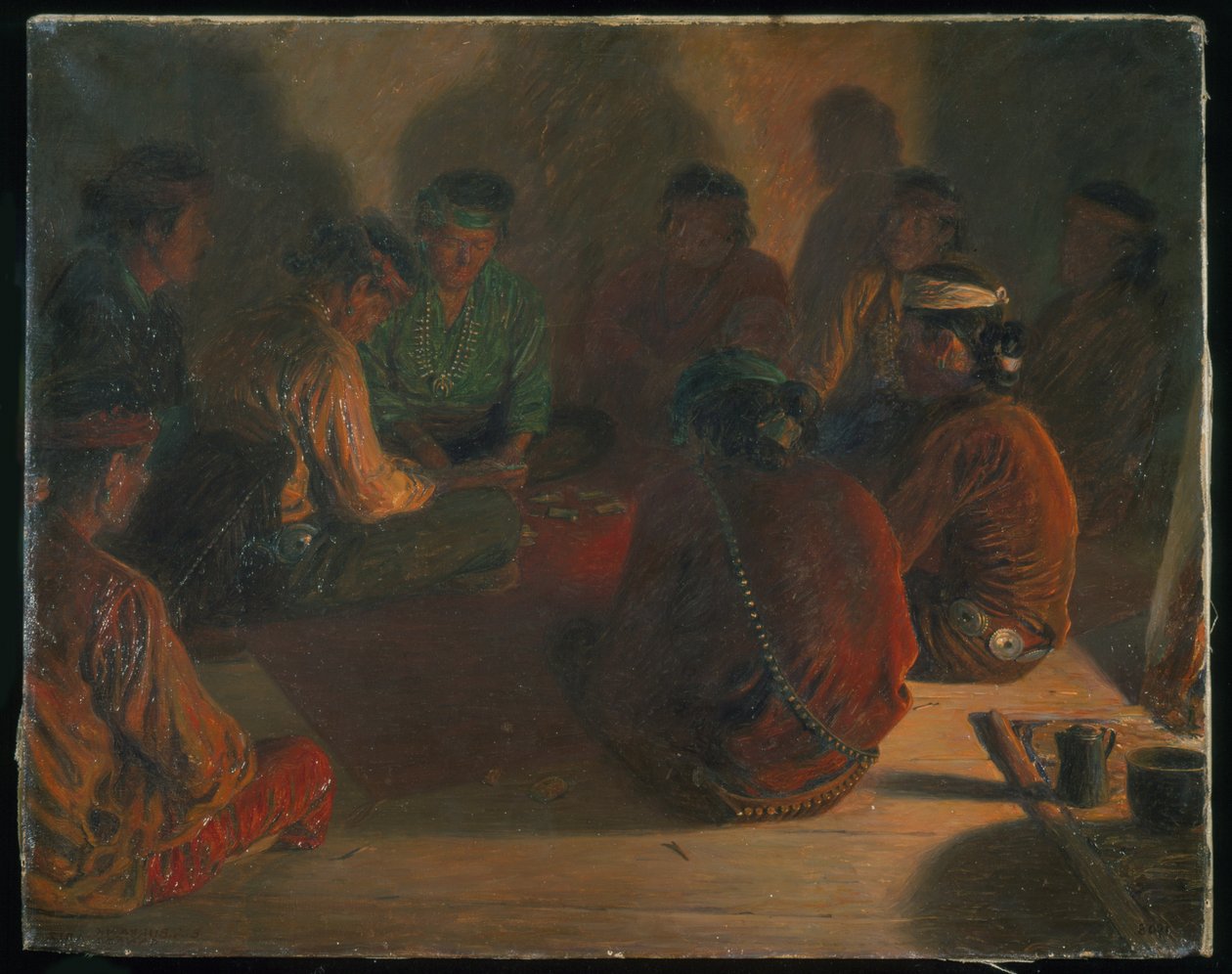 Navajo kortspillere av Elbridge Ayer Burbank