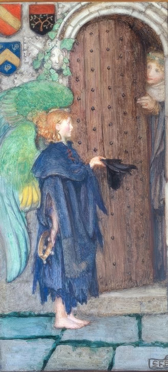 Engel ved døren av Eleanor Fortescue Brickdale