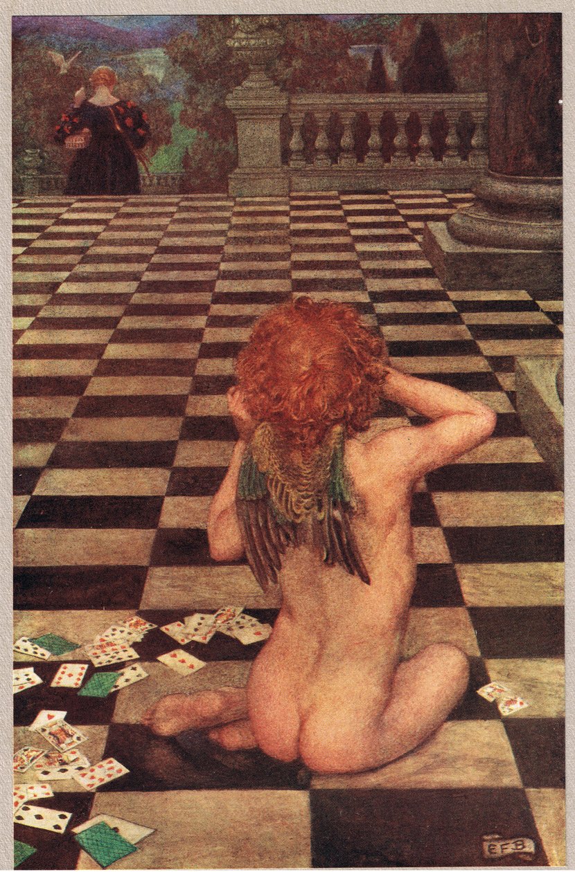 Cupid og Campaspe, illustrasjon fra 