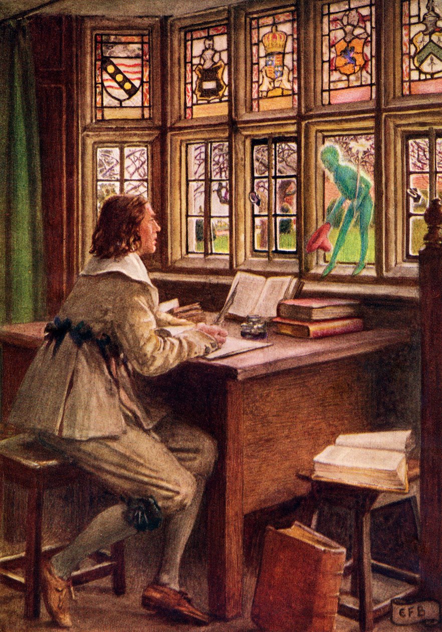 Illustrasjon til diktet Madrigal av Shakespeare, fra boken 