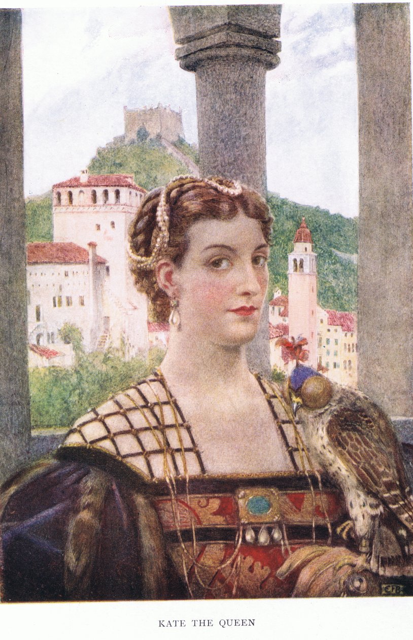 Dronningen Kate av Eleanor Fortescue Brickdale