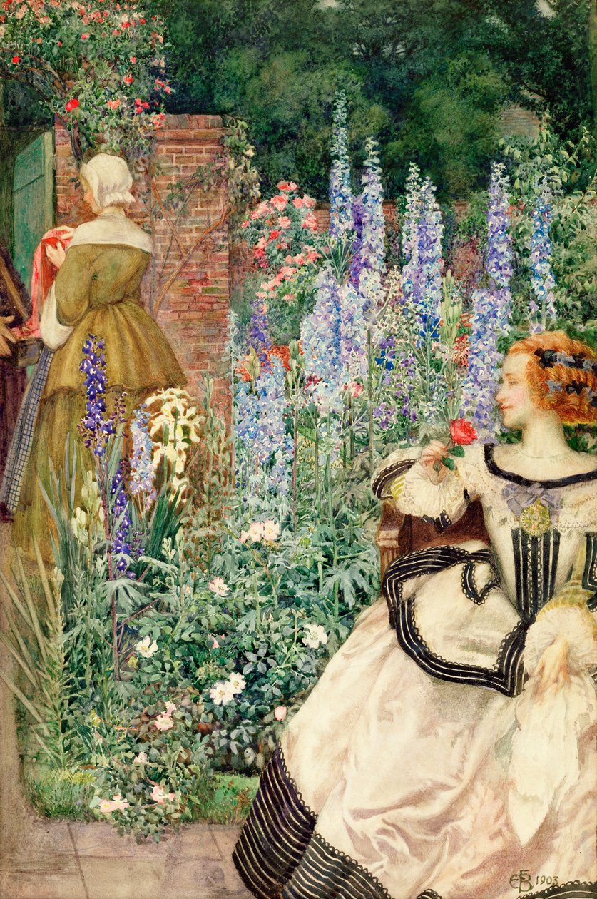 "De sliter ikke, de spinner heller ikke" av Eleanor Fortescue Brickdale