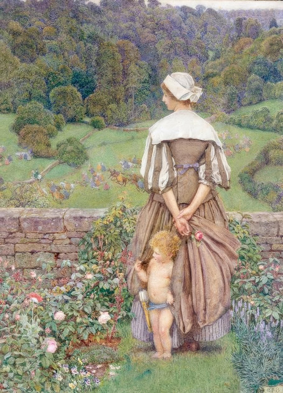 En nyanse og gråt etter Amor av Eleanor Fortescue Brickdale