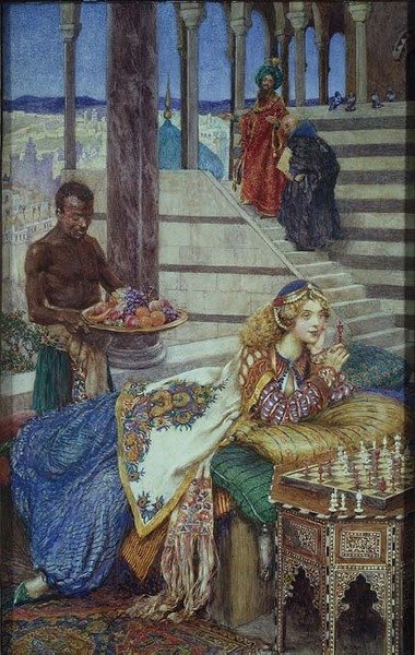 Fair Enid av Eleanor Fortescue Brickdale