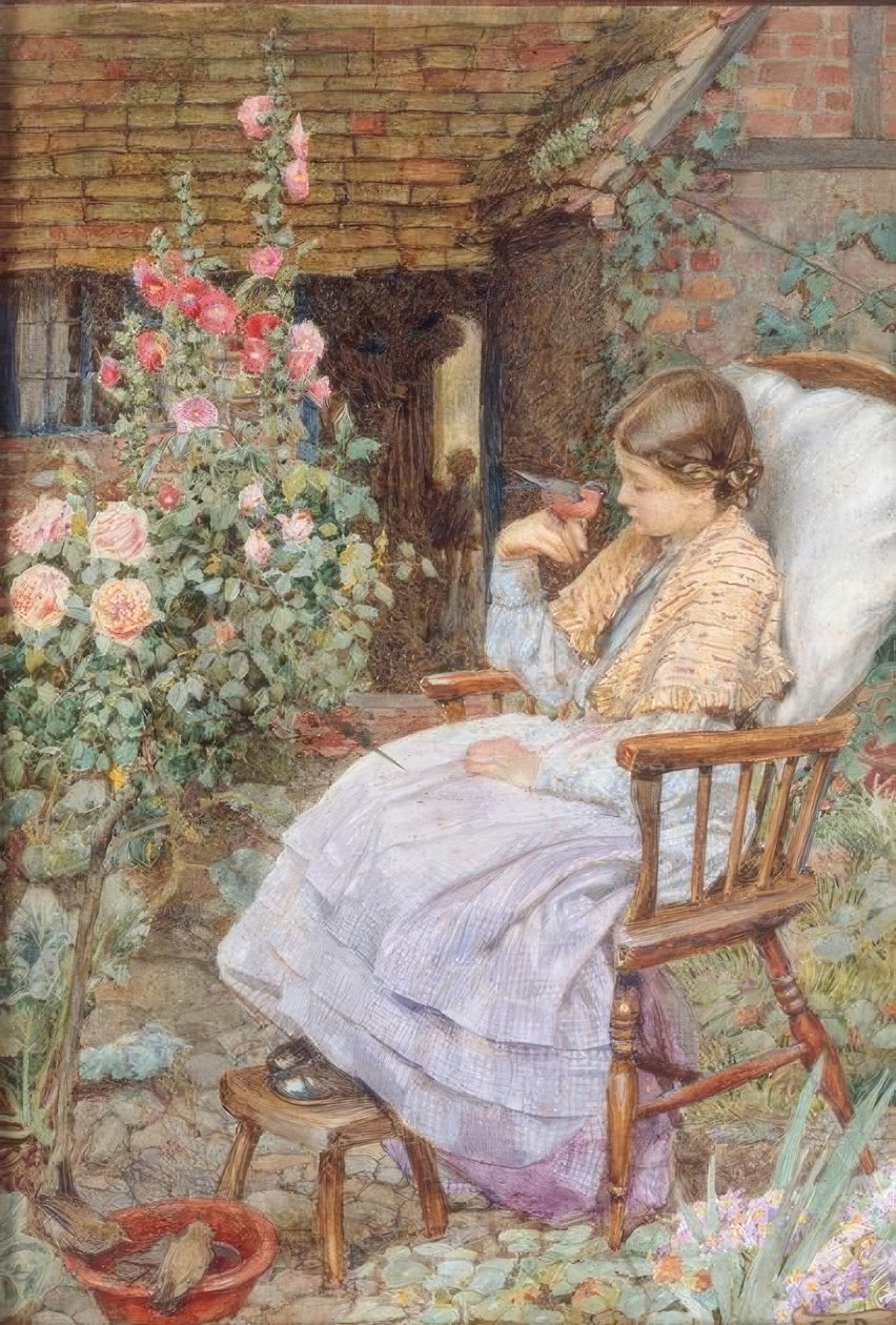 For, hva er stemmene til fugler, Ay, og til dyr, – men av Eleanor Fortescue-Brickdale