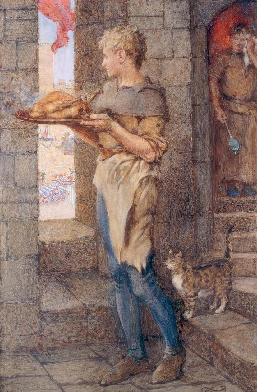 Gareth og Lynette av Eleanor Fortescue Brickdale