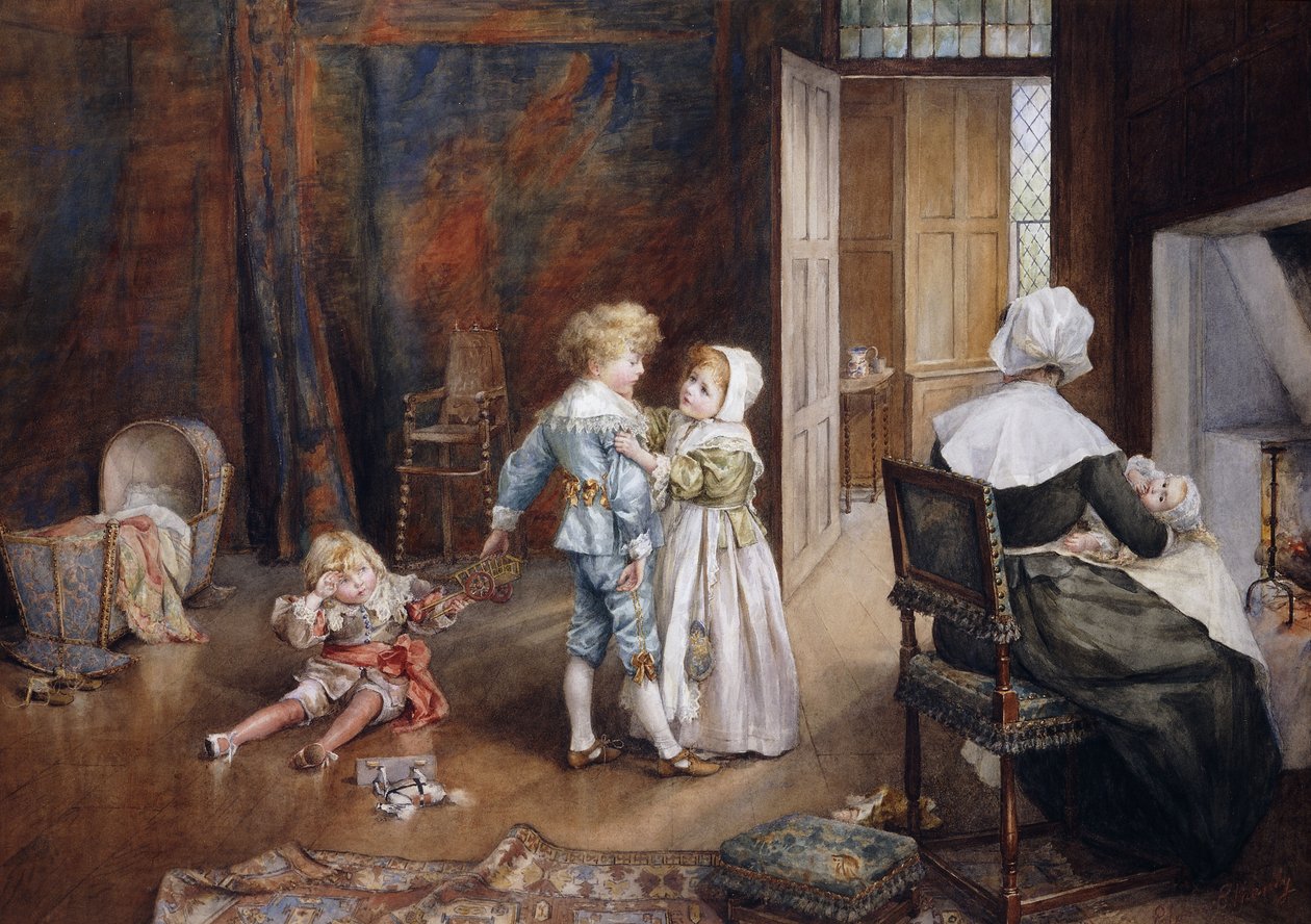Den lille fredsstifter, 1895 av Eleanor Manly