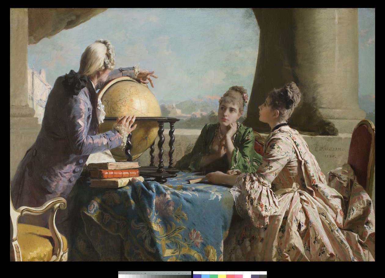 Geografitimen, 1880 av Eleuterio Pagliano