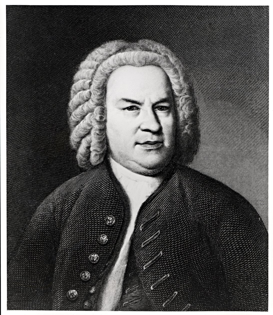 Portrett av Johann Sebastian Bach, tysk komponist av Elias Gottleib Haussmann