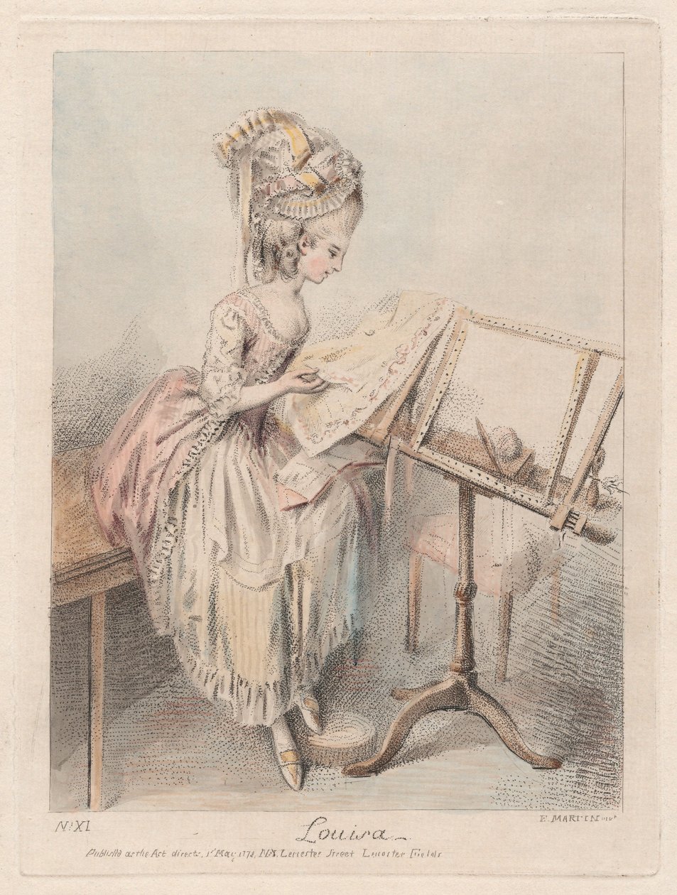 Louisa av Elias Martin