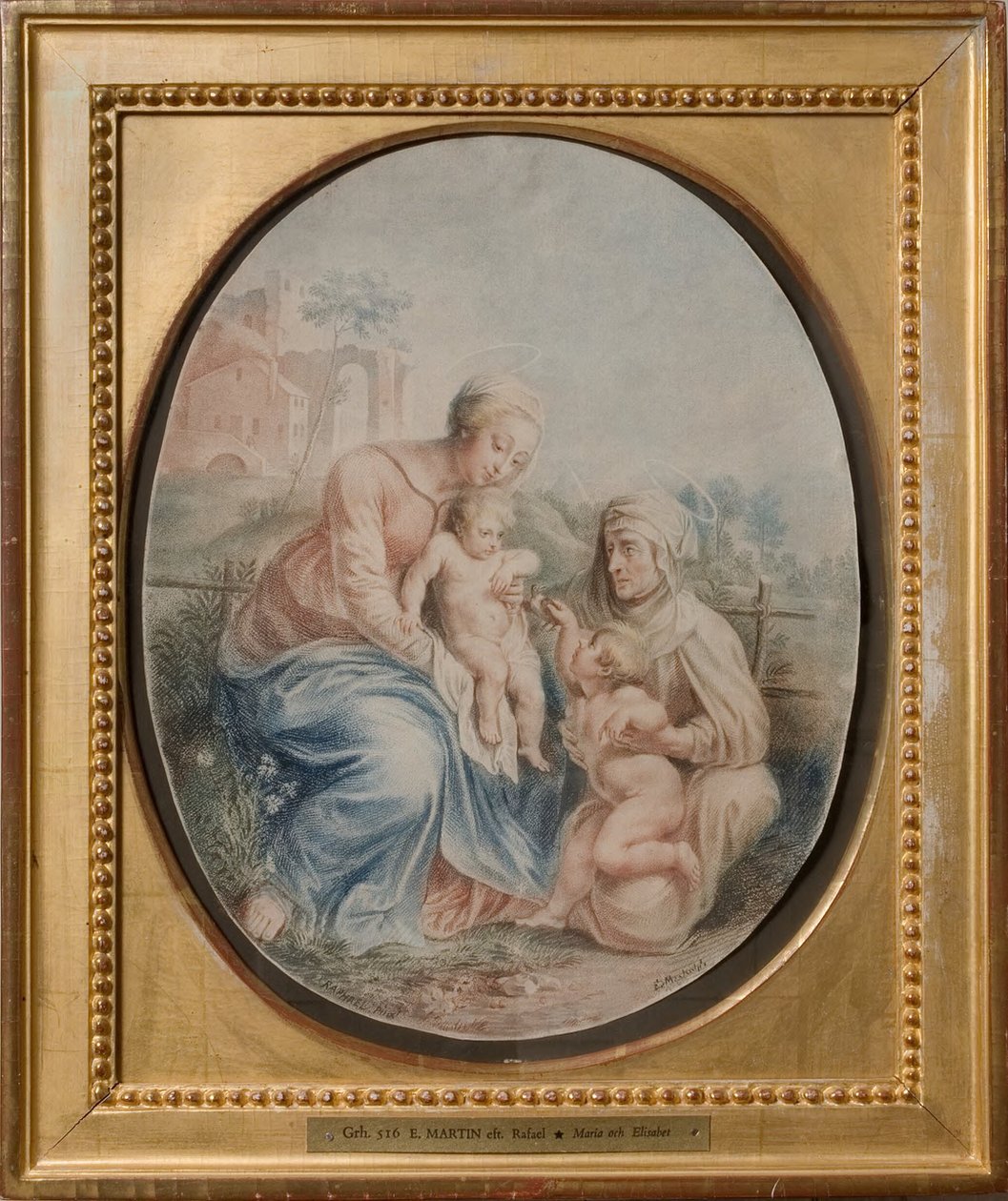 Maria und Elisabeth av Elias Martin