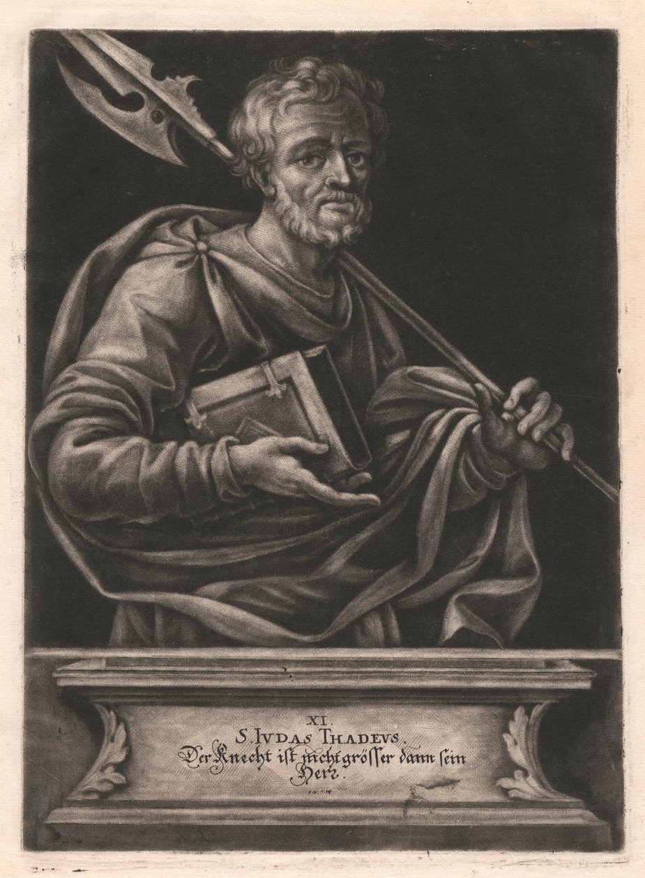 St. Judas Thadeus av Elias Nessenthaler
