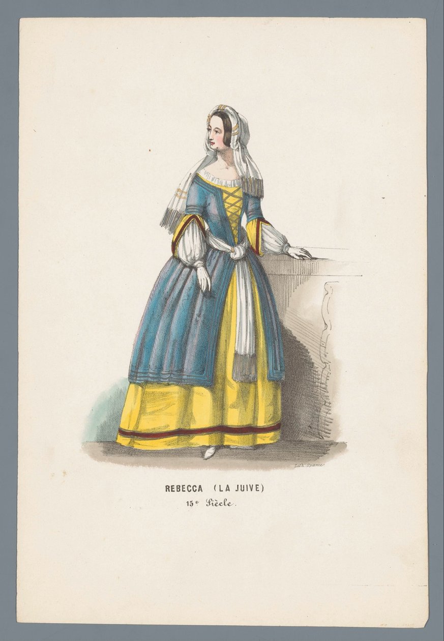Rebecca (La Juive) / 15th Century (tittel på objekt) av Elias Spanier