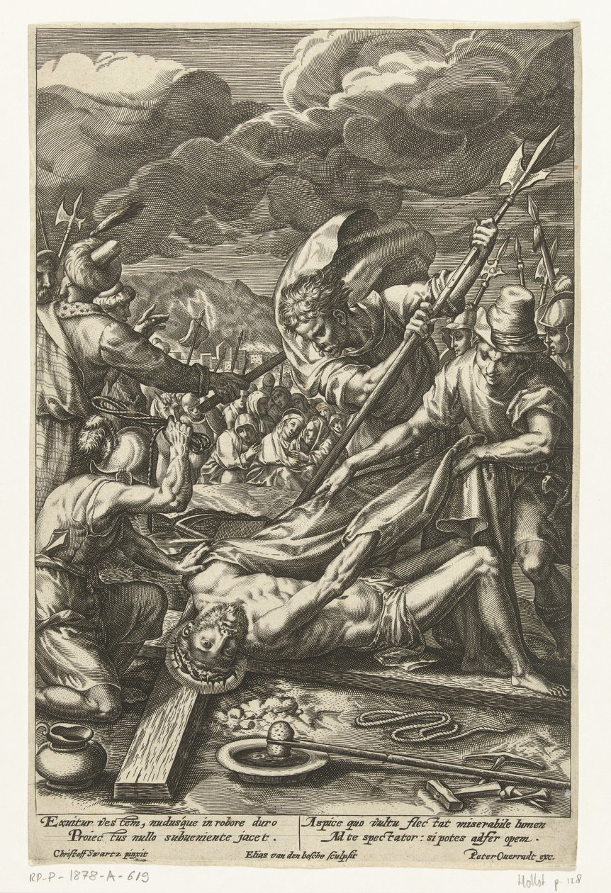 Kristus kledde av seg klærne Passion of Christ (serietittel) av Elias van den Bossche