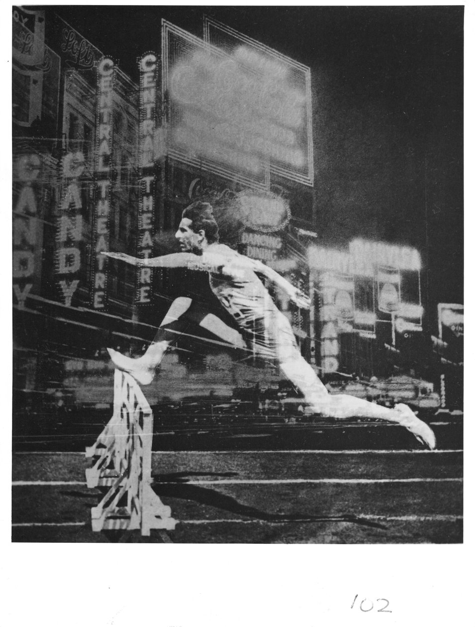 Fotogram, overlagring, 1930 (fotogram) av Eliezer Markowich Lissitzky