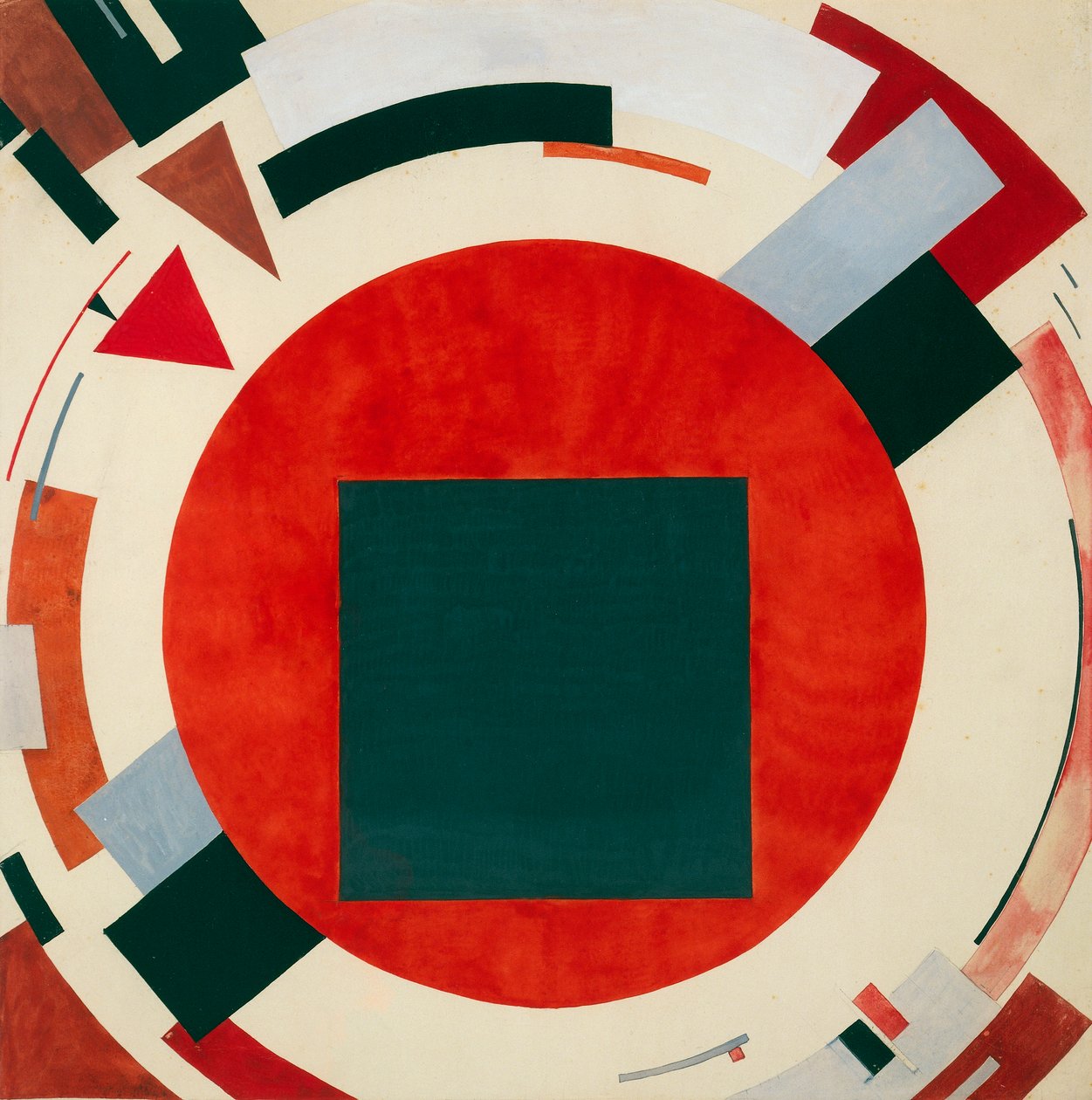 Proun, rundt 1922, The Lissitzky (1890-1941) av Eliezer Markowich Lissitzky